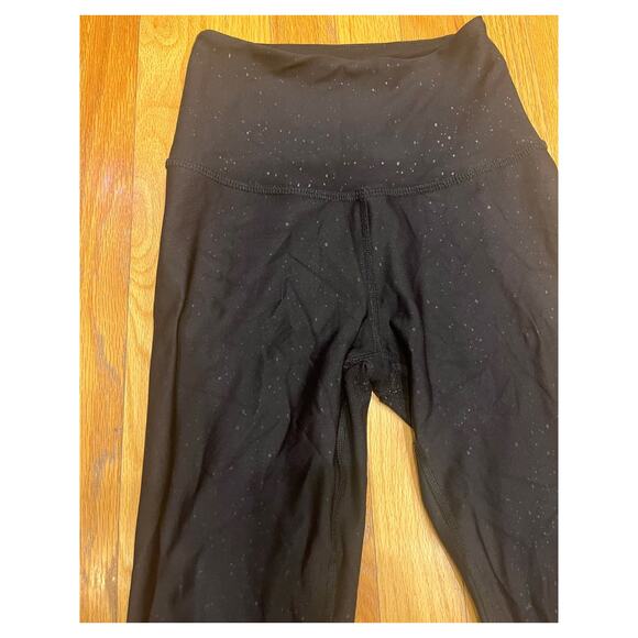 Beyond Yoga Women's  High Waisted Shimmer Black Midi Leggings Small Athleisure - Picture 5 of 8